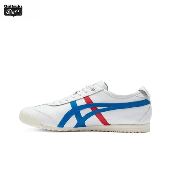 Asics Onitsuka Tiger MEXICO 66 슬립온 러닝화, 유연한 밑창, 클래식 캔버스 스니커즈, 남녀공용  Best5