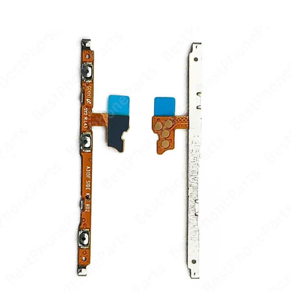 Mute Volume Cable For Samsung Galaxy M30 M30s M40 M11 M21 M21s M31 M31s M51 M10 M20 Side Button Switch Power On Off Flex Cable