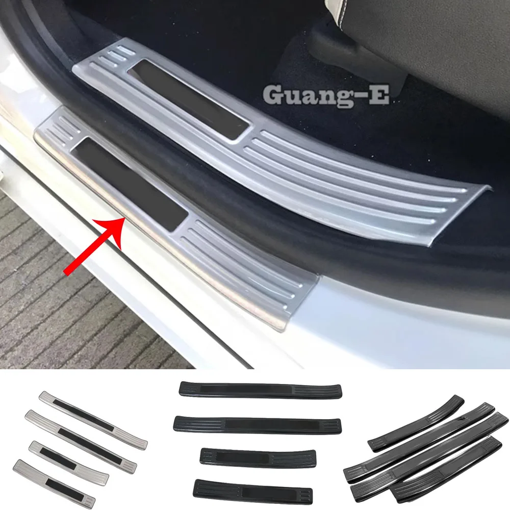 Car External Door Sill Scuff Plate Cover For Ford Escape/Kuga 2020 2021 2022 2023 2024 Threshold Strip Pedal Sticker Accessories