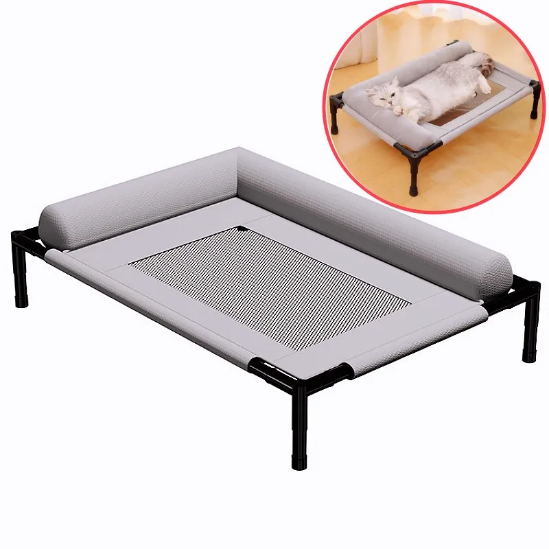 Dog Bed Moisture-proof Dog Beds Breathable Sofa Mat Dogs Kennel Removable Dogs Camping Bed Neck Protector Nest Pet Accessories