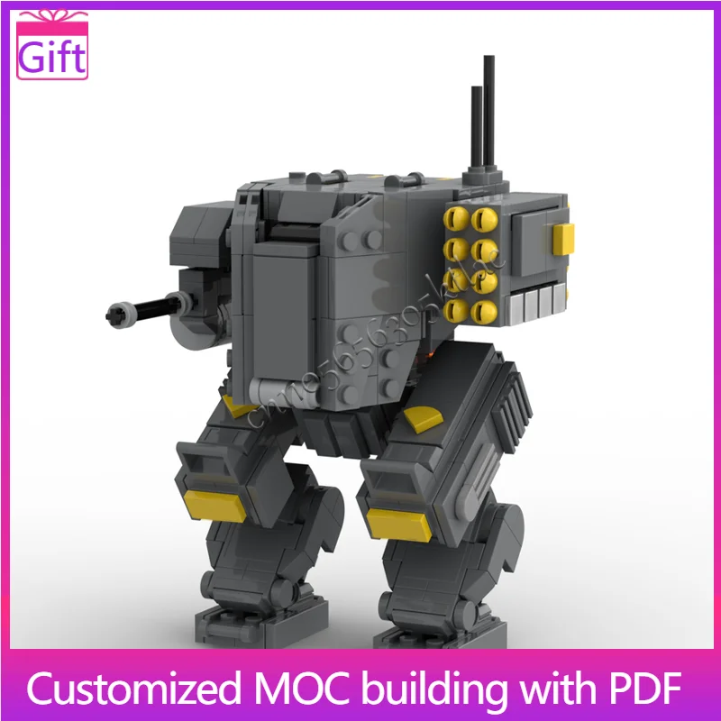 

523 детали, хит продаж, научно-фантастическая модель робота Mecha, строительные блоки, сделай сам, сборочные кирпичи, игрушки для любителей научных фантазий, изысканный подарок на день рождения