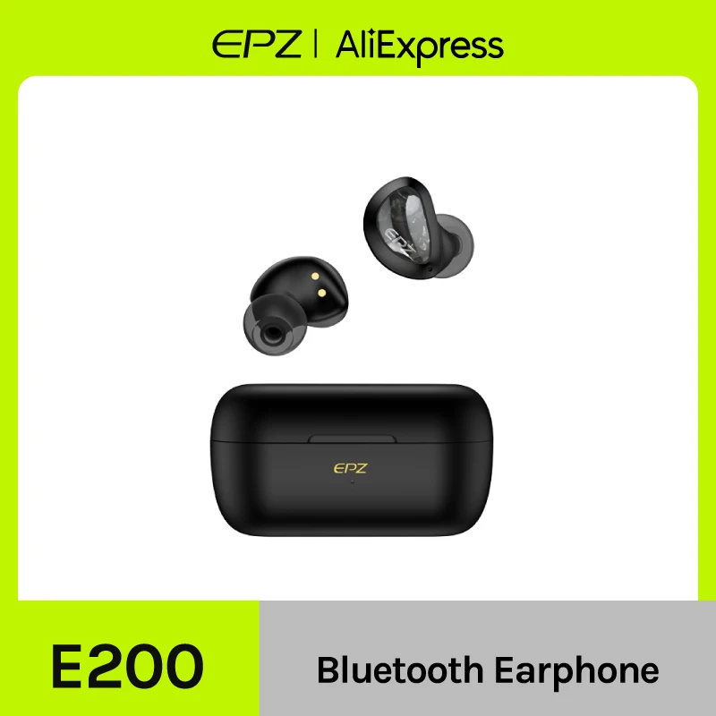 EPZ E200 True Wireless Earphone TWS Bluetooth 5.2 Headset Touch Control Earbud Headphones Waterproof Sweatproof Sport Earbuds