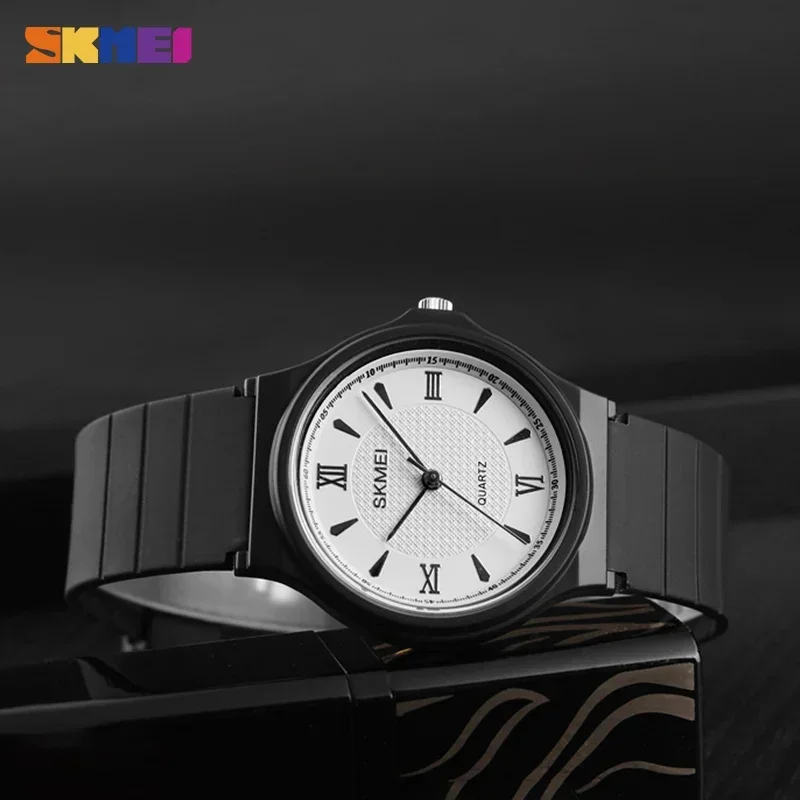 SKMEI 1422 PU Strap Waterproof  Female Watch Clock Relogio Feminino Simple Ladies Girls Watches Elegant Women Quartz Wristwatch