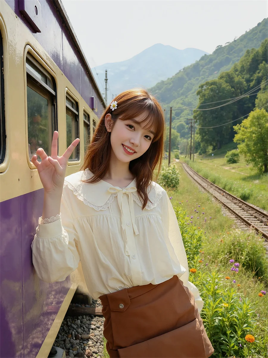 Koronkowe, urocze, jednolite bluzki w stylu lat 2000, odzież damska, jesień, wygodne, przytulne, dopasowane, luźne, codzienne, na co dzień, damskie, biurowe (OL)