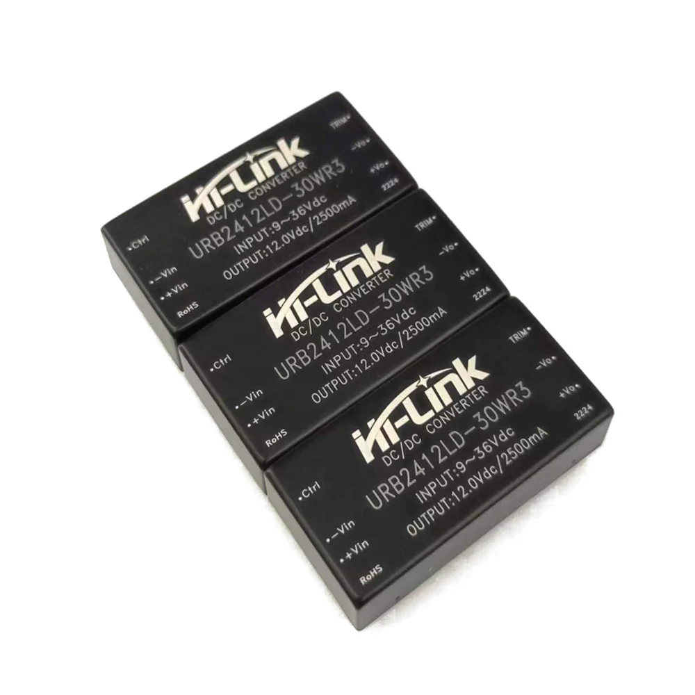HiLink URB2415LD-30WR3 URB2405LD-30WR3 URB2424LD-30WR URB2412LD Konwerter DCDC 30W 24V na 3V 5V 12V 15V 24V Moduł zasilania — zdjęcie 6