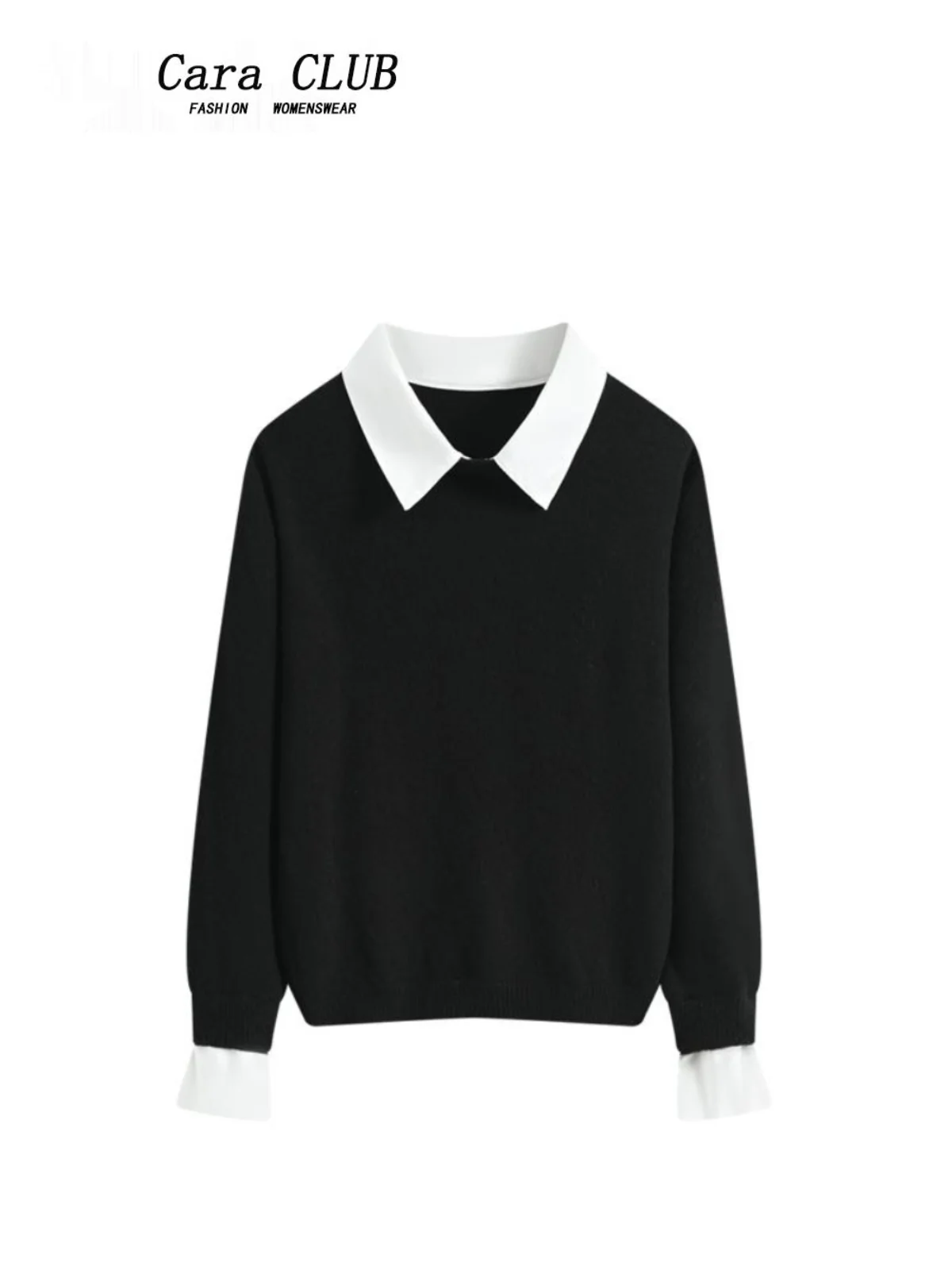 

plus Size Long Sve Knitted Sweater for Women Autumn Belly Cover Slimming Unique Top Korean Sle Loose Fit Daily Wear