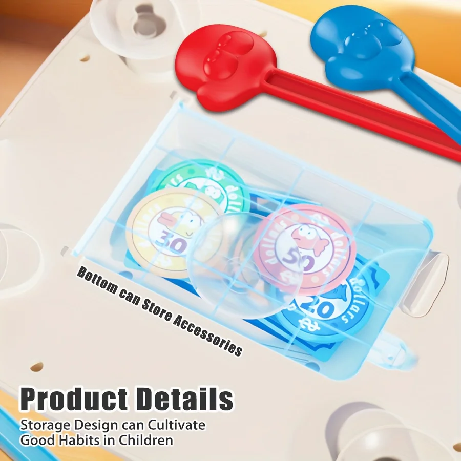 Gra planszowa: Bitwa o złote monety, zabawka strategiczna dla dzieci, koordynacja ręka-oko, gra rodzinna, zabawka na przyjęcia, prezent na Boże Narodzenie, urodziny