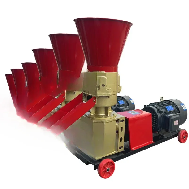 Fully Automatic Feed Pellet Machine Wet And Dry Dual Use Breeding Of Chickens Ducks Fish Pig Cows Sheep Etc Household Granulator