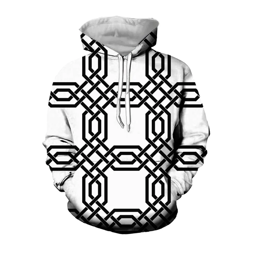 

Jumeast New 3D Printing Colorful Aesthetic Plaid Mens Hoodies Oversized Casual Streetwear Hoodie Men Clothes High Quality Coat