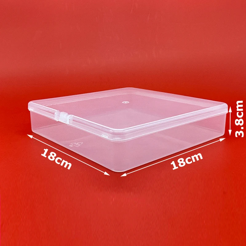 Transparent Square Storage Box/Folder Bag Organizer for Cutting Dies Stamps Stencil Sticker Collection Storage DIY Accessories