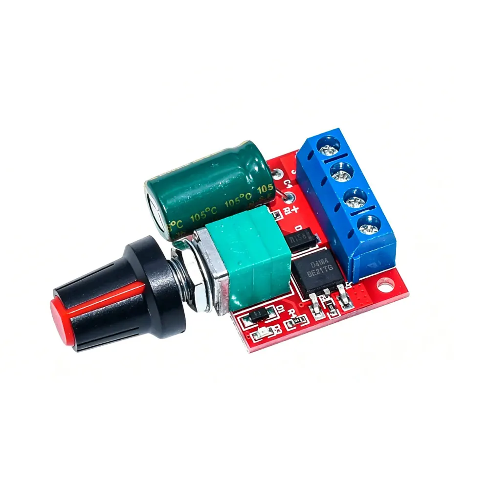 1pcs DC-DC 4.5V 5V-35V 5A 90W PWM DC Motor Speed Controller Module Speed Regulator Control Adjust Board Switch 12V 24V PN35