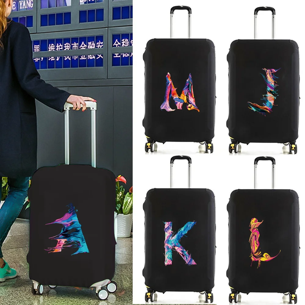 Suitcase Cover 18-32inch Luggage Cover Suitcase Dust Wear-resistant Protective Case Travel Accessories Paint Series