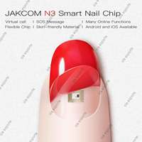 Nail Art Hidden Smart Chip Multi-functional Wearable Gadgets No Charging NFC Sensing Virtual Caller Emergency SOS Android/iOS