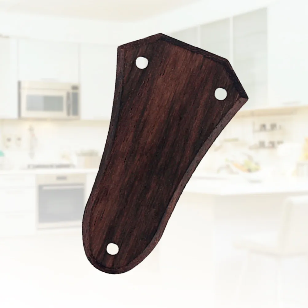 3 Holes Rosewood Natural Color Acoustic Guitar Truss Rod Cover 40mm Center Height 17.3mm Bottom Hole Spacing Durable