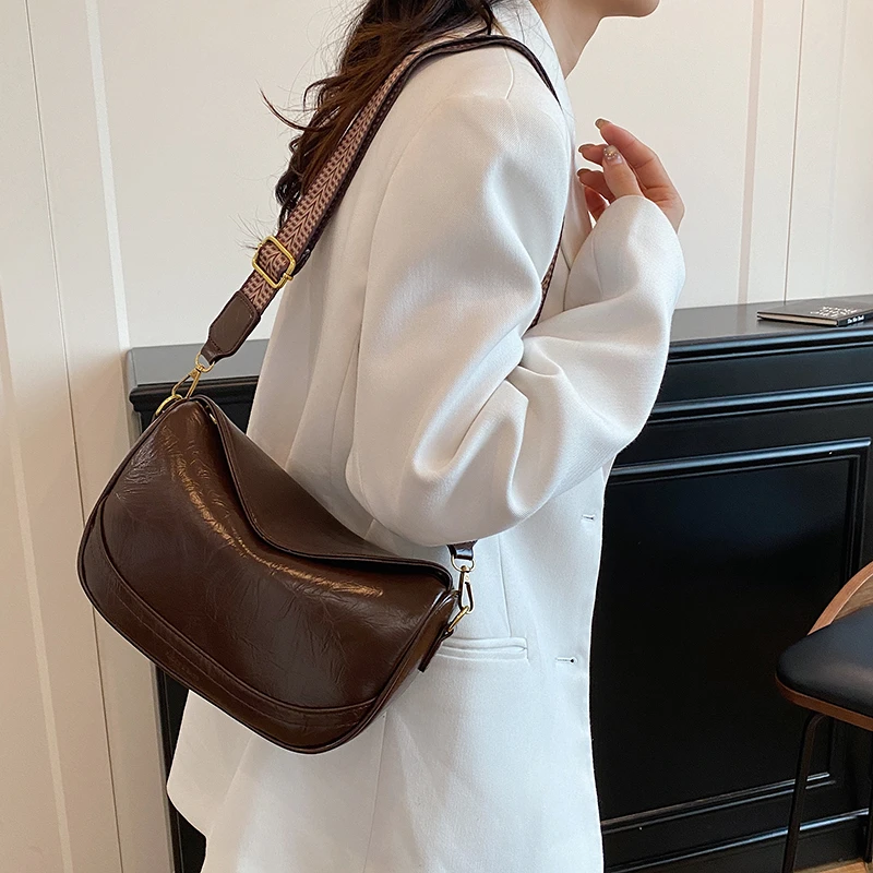 Bolso de tendencia de moda de París, bolso cruzado con cremallera a la moda, bolso de hombro con correa de cadena para mujer, bolso informal para mujer al aire libre