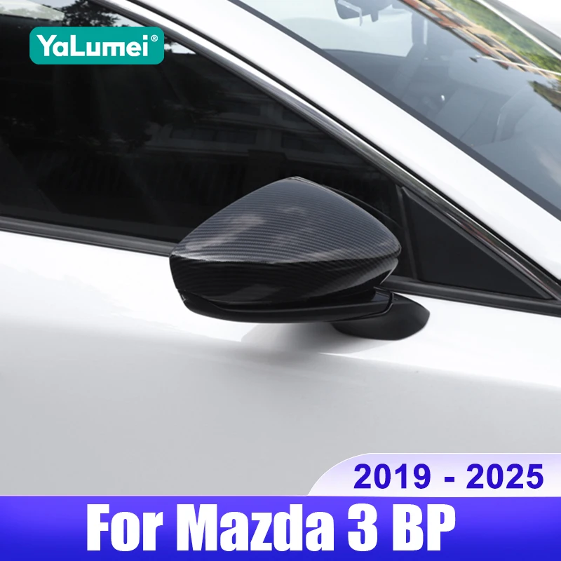 

For Mazda 3 BP Alexa 2019 2020 2021 2022 2023 2024 2025 Car Side Rearview Mirror Cap Cover Shell Trim Accessories