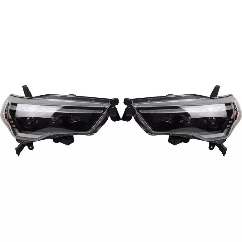 

1 пара светодиодных фар в сборе для Toyota 4runner 2013-2022, модифицированные светодиодные линзы, дневные ходовые огни, указатель поворота, автомобильные аксессуары