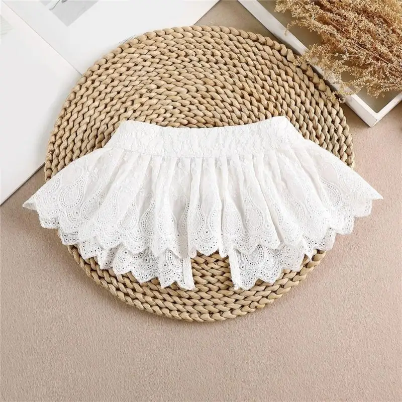 False Lace Collar for Sweaters and Coats, Easy Layered Neckline Styling 6XDA