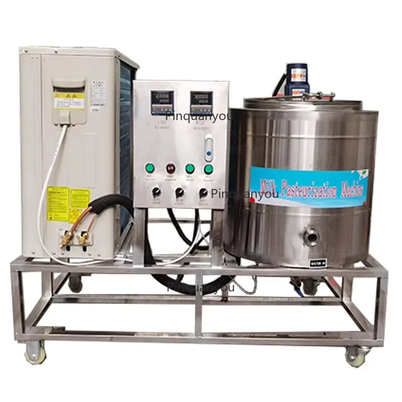 Commercial Milk Pasteurizer 30L 100L Batch Process Stainless Steel Tank Factory Price for Food Processing