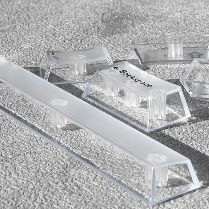 

115 Keys Translucent Frosted Keycaps Custom MDA Profile OEM Height Cross Stem Mechanical Keyboard Keycap Set