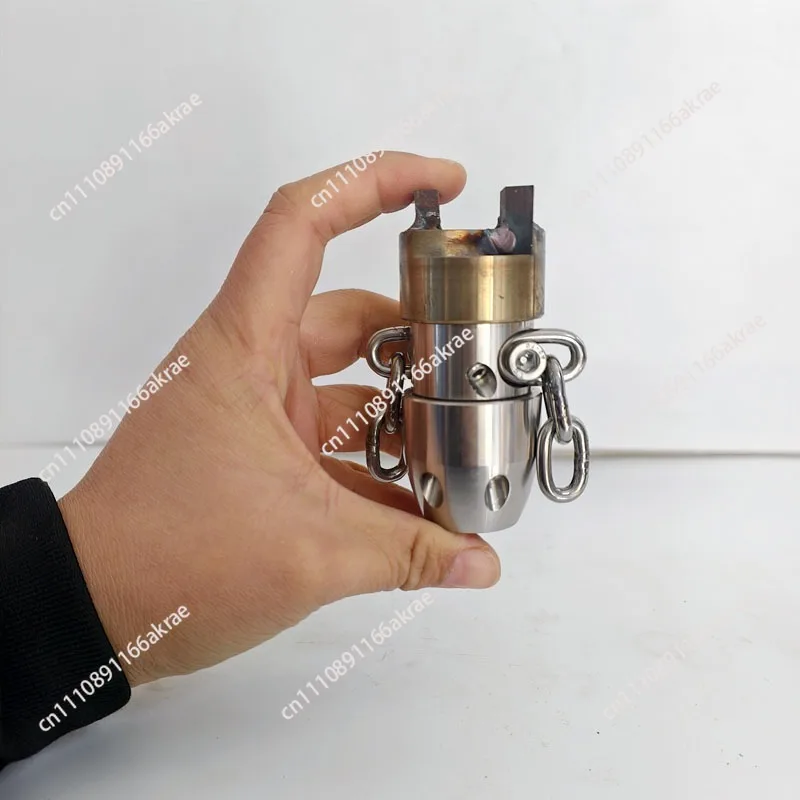 0.5KG Rotating Stainless Steel Pagoda Chain Nozzle Sewer Pipe Dredging Accessory For Grease And Pipeline Cleaning Machine