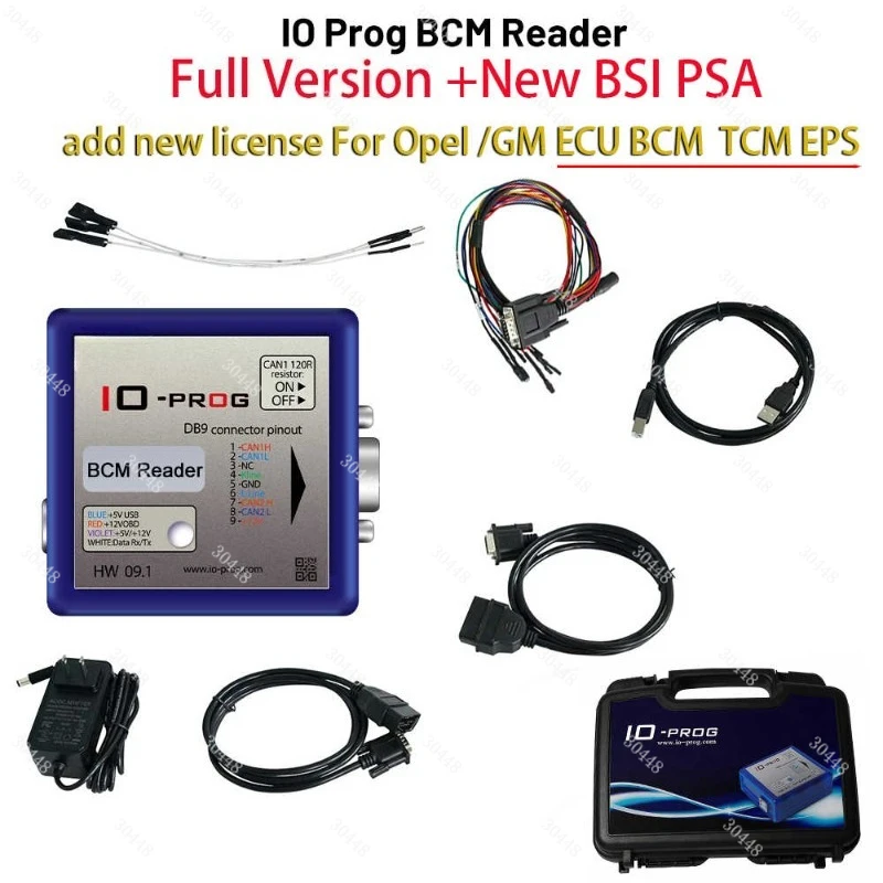 IO-PROG I/O Terminal Universal ECU Programmer for GM E37 E38 E39 E67 E78 Series