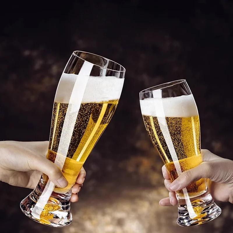 

Gold Foil Beer Cup High Appearance Large Capacity Crystal Glass Household Transparent Beer Cup Creative Thickened Wine Glass Set