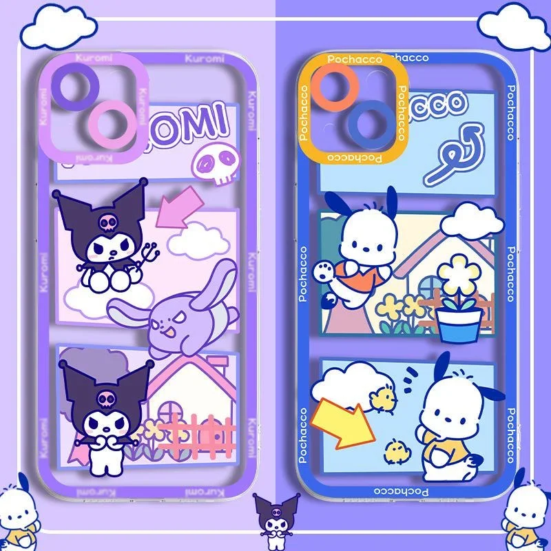 Sanrio Lovely K-Kuromi Case For Samsung Galaxy A24 A34 A54 A14 A13 A53 A33 A73 A23 A05 A05S A72 A52 A52S A32 A22 A12 A51 A71