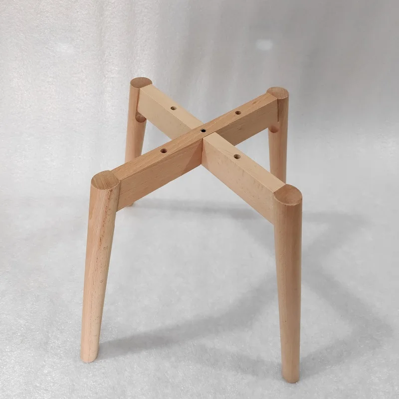 Beech Wood Furniture Legs Replacement Wood Chair Legs Base Round Tapered Table Legs Woodworking Heavy Duty Support Feet