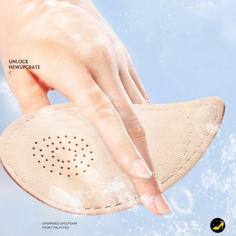 Sheepskin Forefoot Pad High Heels For Women Shoes Insoles Pain-proof Pad