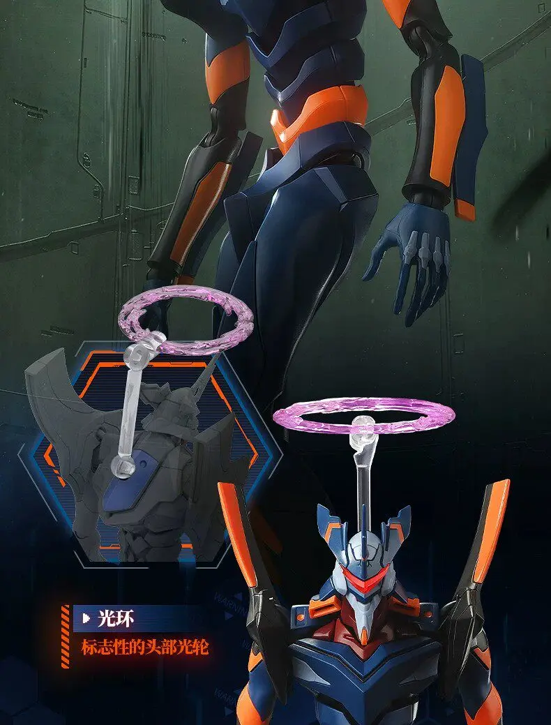 Original Blokees Evangelion Production Model‑02 TV Version & Evangelion Mark.06 Legend Edition Movable Robot Anime Figure Toys