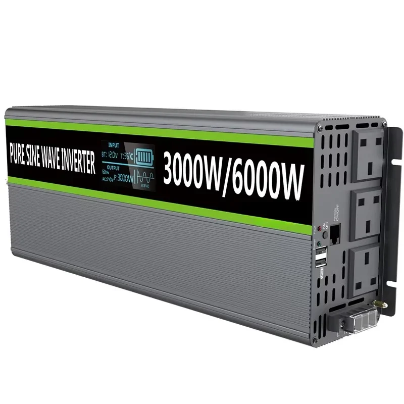 500W 1kw 2kw 3kw 5kw 6kw inversor 24v 110v 12v to 220v off-grid solar pure sine wave inverter