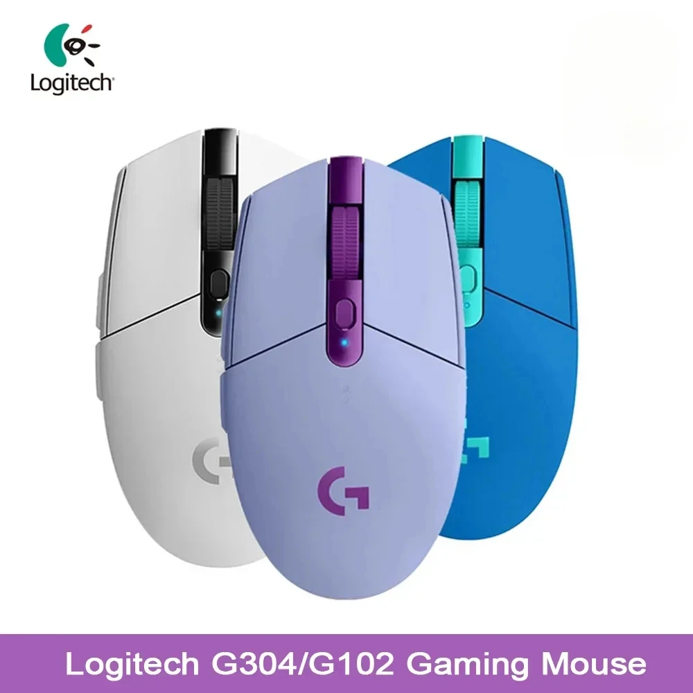 

Logitech G304 Lightspeed Wireless Gaming Mouse 6 Programmable Buttons 12000DPI Battery Usb Stock RGB Wireless Mouse Original