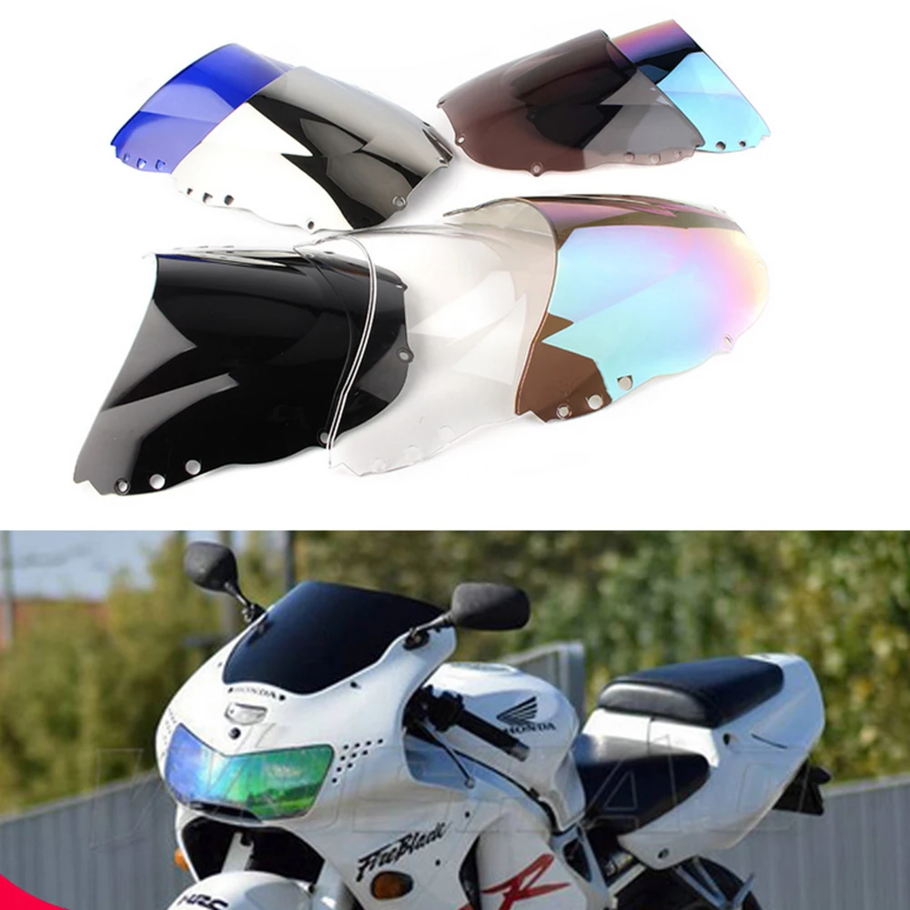 Motorcycle Double Bubble Windshield For Honda CBR900RR CBR919 CBR 919 900 RR 1998-1999 WindScreen Accessories Fairing Deflector