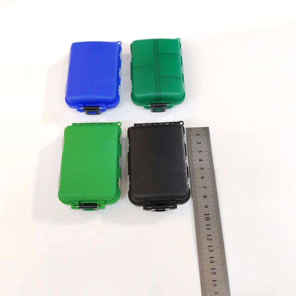 Kompakte Angelausrüstungsbox, Angelzubehörbox, Tragbare Köder- und Hakenbox, Acht-Zeichen-Ring-Werkzeugbox – Detail 2