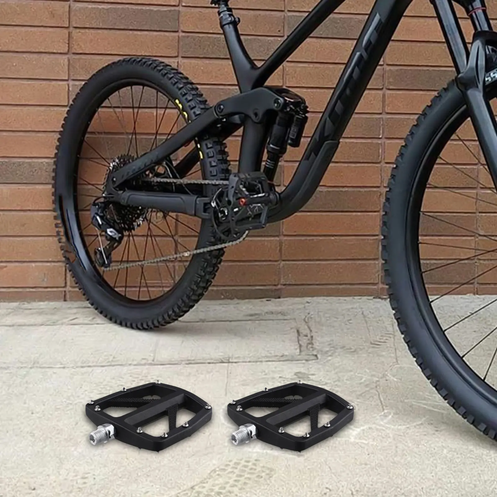 

Велосипедные педали из нейлона с противоскользящим покрытием, компактные, высококачественные, с идеальным исполнением, износостойкие, для шоссейных велосипедов (пара)