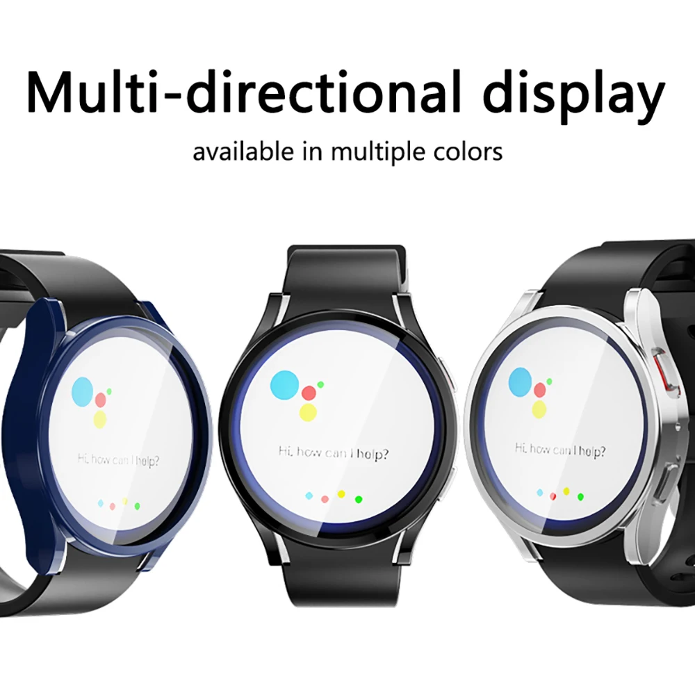 Watch Case for Samsung Galaxy Watch 6 40mm 44mm Screen Protector TPU Bumper Protective Cover for Galaxy 6 40mm 44mm Accessories