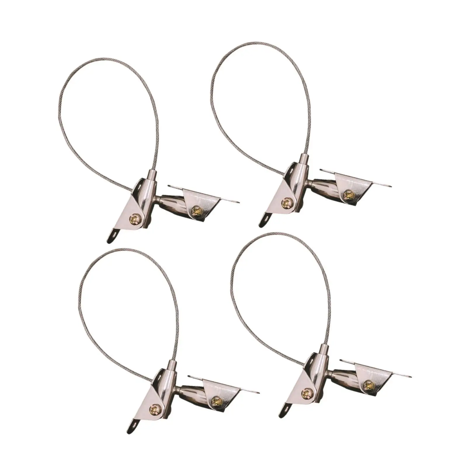 4Pcs Furniture Anchors Wall Anchor Metal Heavy Duty Multifunctional Safe