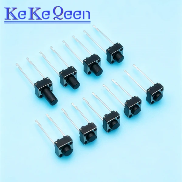 5 Stück Panel PCB Momentan Taktilen Druckknopf Schalter 6mmx6mmx4,3mm 5 Stück Panel PCB Momentan Taktilen Druckknopf Schalter 6mmx6mmx4,3mm