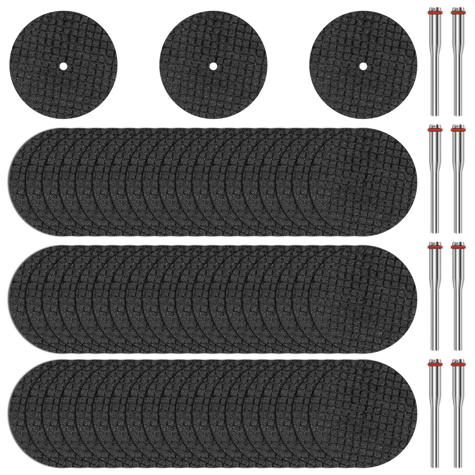 

60 шт. абразивный отрезной диск 32 мм с оправками, шлифовальные круги для аксессуаров, режущий металлический вращающийся инструмент, пильное полотно, режущие диски