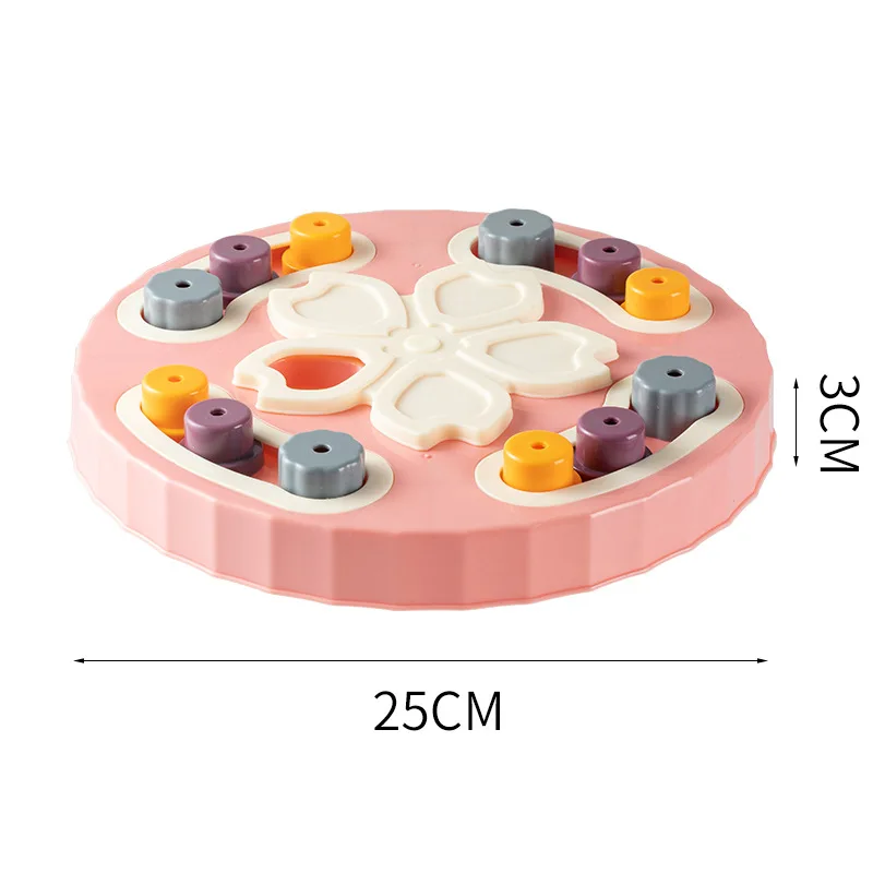 Interactive Cat Dog Puzzle Toy Slow Food Bowls for Cats Small Dogs Kitten Pet Training Toys Improve IQ Game juguetes para gatos