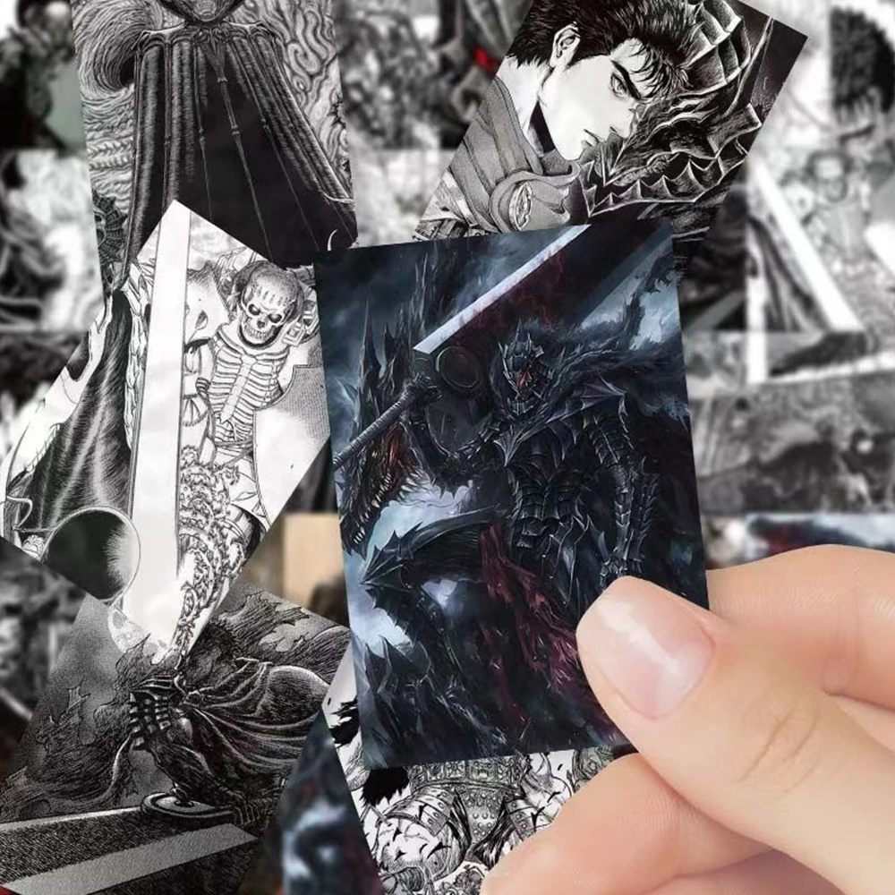 10/30/59pcs Berserk Anime Stickers Cool Guts Cartoon Sticker Laptop Luggage Suitcase Motorcycle Phone Waterproof Griffith Decals view 2