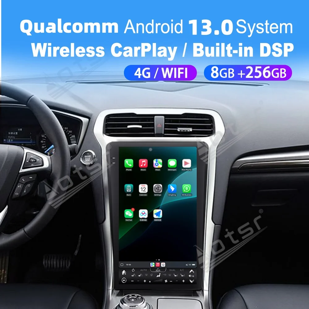 

13.6 Inch Qualcomm 8 Core For Ford Mondeo 2013~2020 Android Car Multimedia Automotive GPS Navigation Car Radio Stereo Head Unit