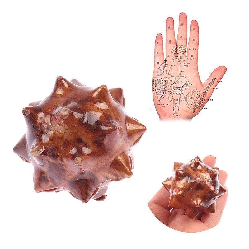 1 Pair Hand Massage Ball Palm Acupuncture Point Palm Massage Ball Masajeador De Pies