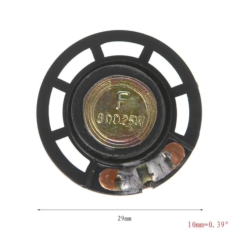 Tragbare Mini-Audio-Lautsprecher, 0,25 8 Ohm, externer Lautsprecher, magnetischer Lautsprecher, 1,14 Zoll runder