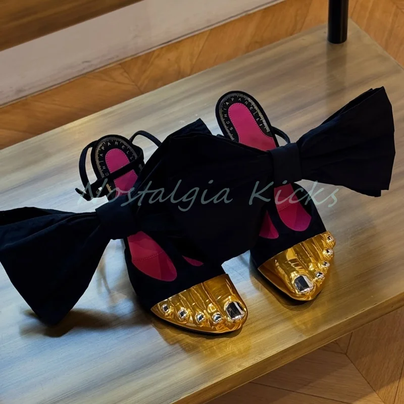 2025 Fashion Gold Five Finger High Heel Pumps Summer Versatile Stiletto Heel Buckle Sandals Women Roman Dress Comfort Shoes