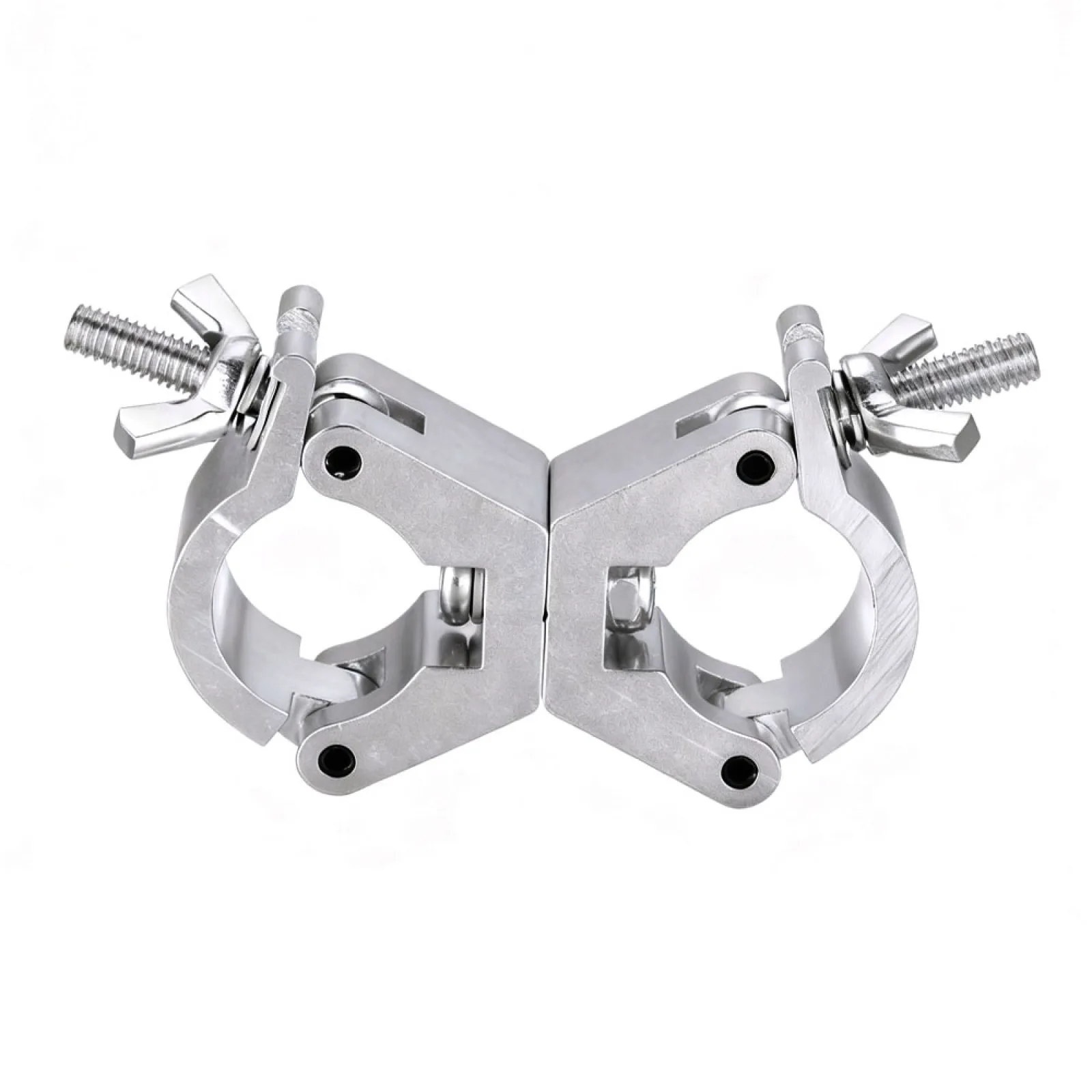 Stage Lighting Mount Bracket Fast Lock Lighting Clamp 1 Piece Aluminium Truss Clamps 28-35mm Tube O Hook