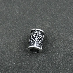 1pcs Tree Of Life Small Beads For Hair Beard Braids Making Bracelet Viking Accessories Charms Diy Jewellery Craft