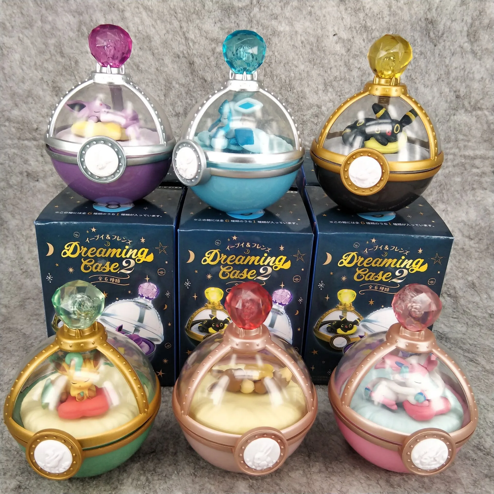

Pokemon Blind Box Sleep Ibuki Version Monster Ball Аниме Фигурки Подарочный набор-сюрприз Цветная коробка