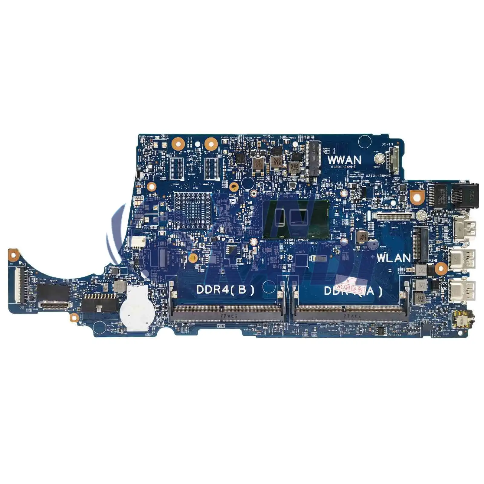 Laptop Mainboard For DELL Latitude 16852-1 3480 3580 004JRR 0TD9WG 08NCKY 02V63C Computer Motherboard i3 i5 i7 6th 7th Gen CPU